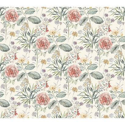 Hastings Coral Wallcovering | Jeffrey Stevens