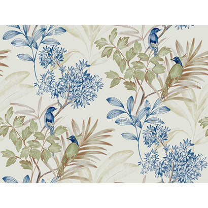 Handpainted Songbird Wallpaper | Jeffrey Stevens