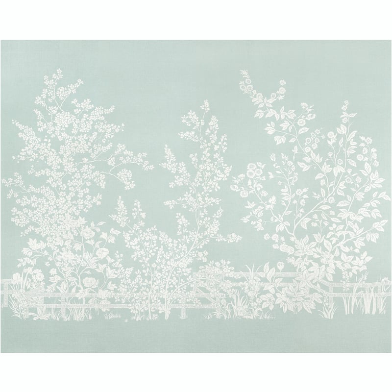 Villa Garden Mural - Set, Pale Green