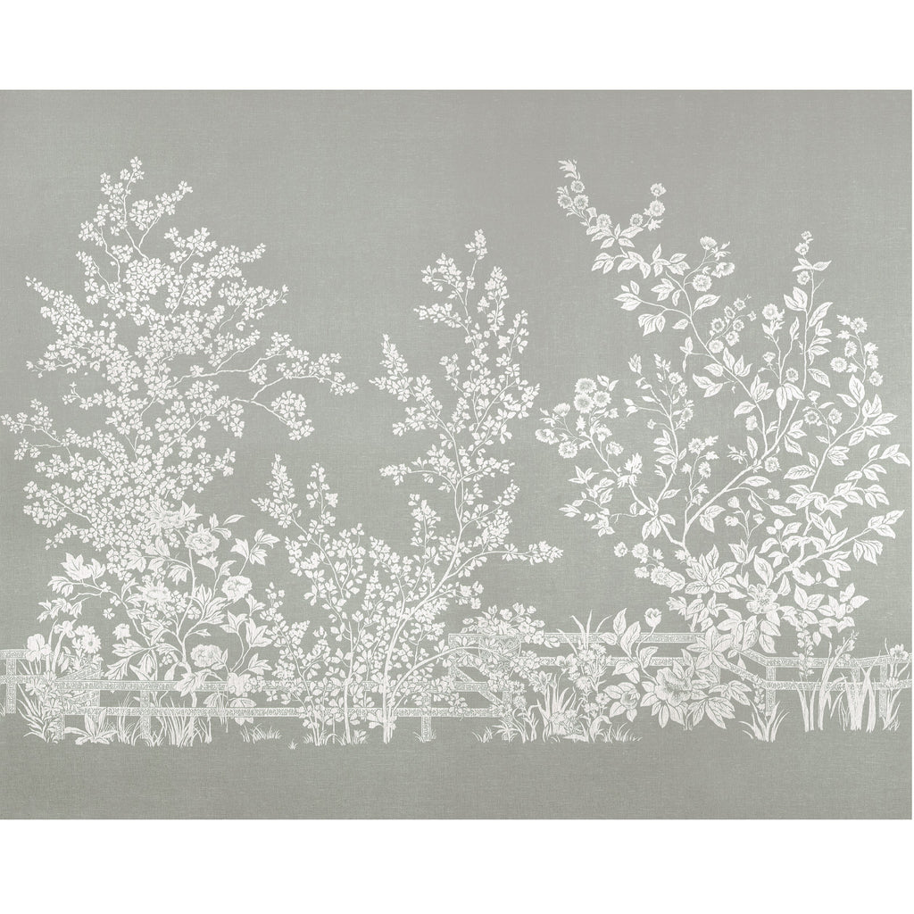 Villa Garden Mural - Set, Charcoal