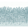 Palm Grove Mural, Light Blue
