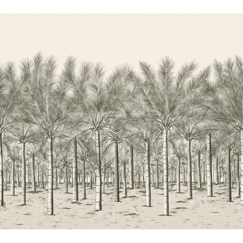 Palm Grove Mural, Black Tea