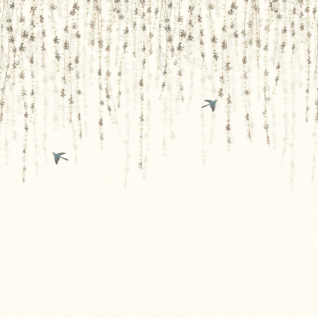 Blossom Mural, White
