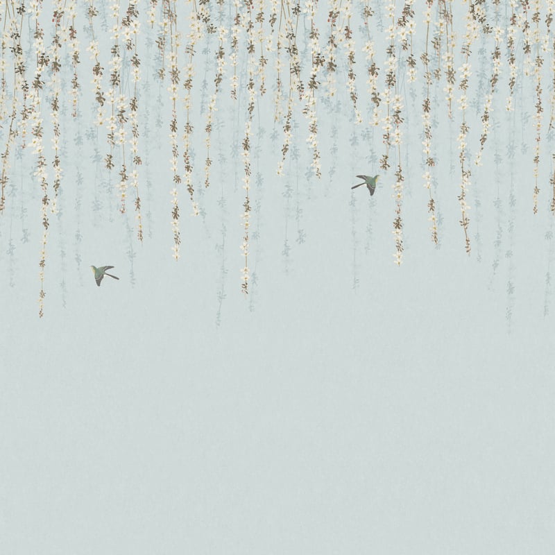 Blossom Mural, Blue