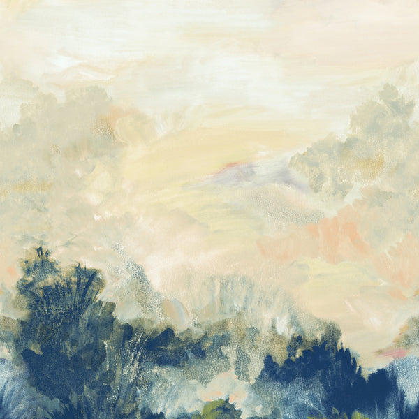 Twilight Mural Multi Fabric | Thibaut