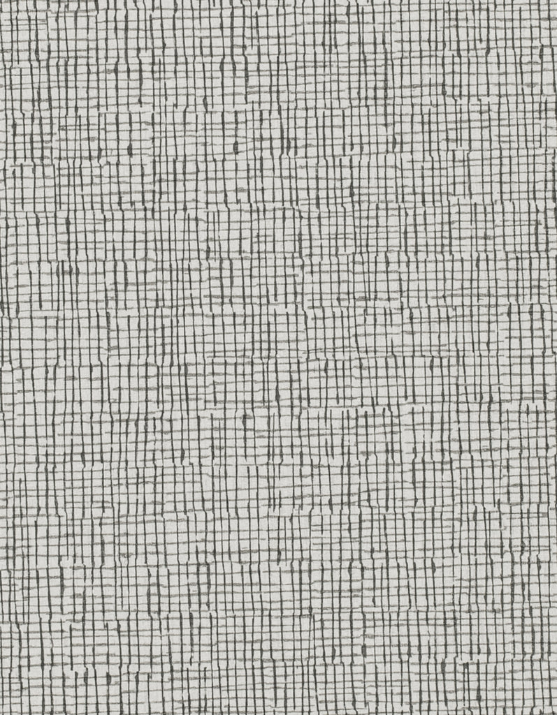 Stockholm Burlap Graphite Wallcovering | Phillipe Romano