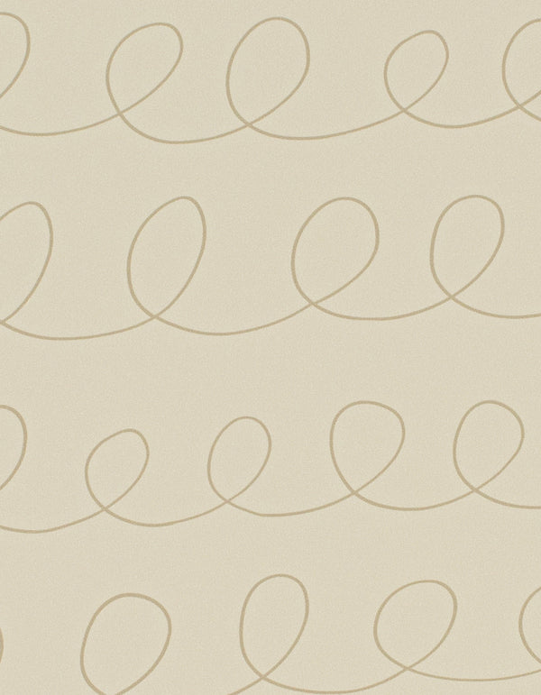 Stockholm Scribble Dune Wallcovering | Phillipe Romano