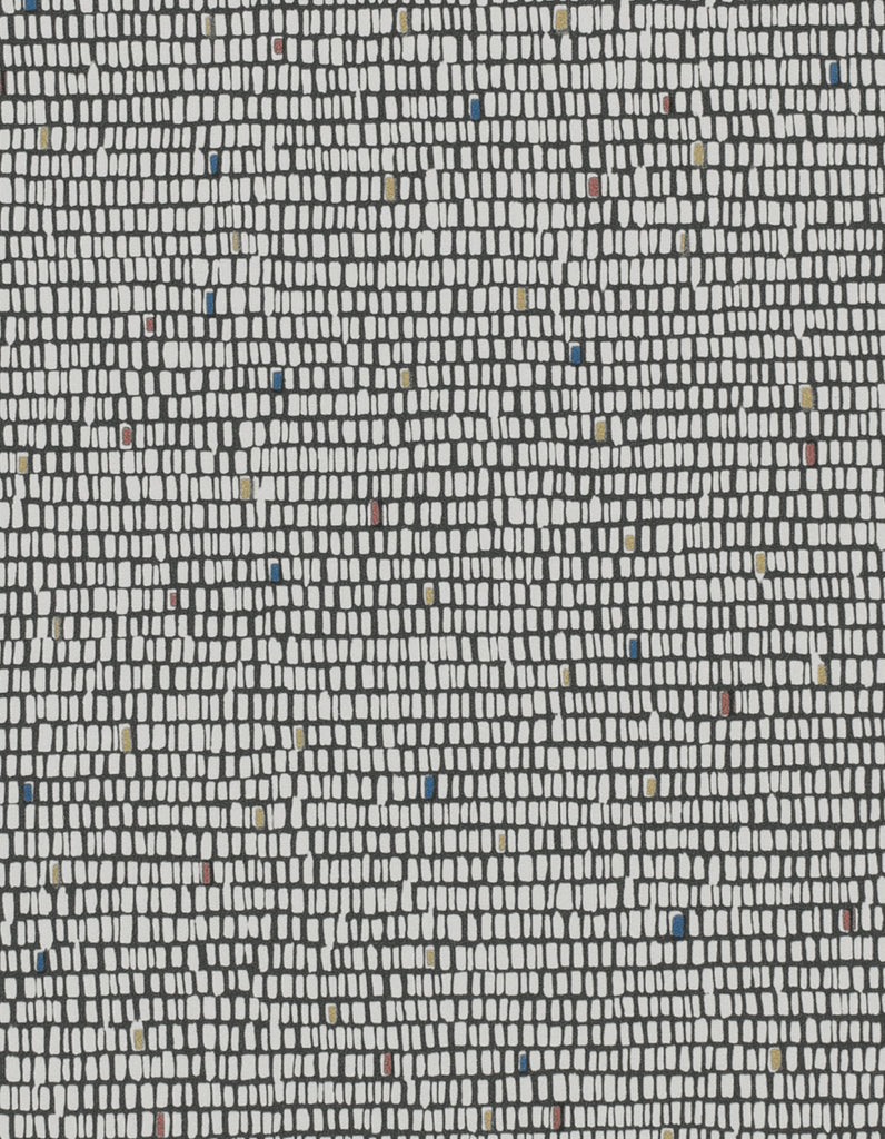 Stockholm Stand Out Graphite Wallcovering | Phillipe Romano