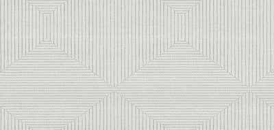 Athens Stitched Squares Cloud Nine Wallcovering | Phillipe Romano