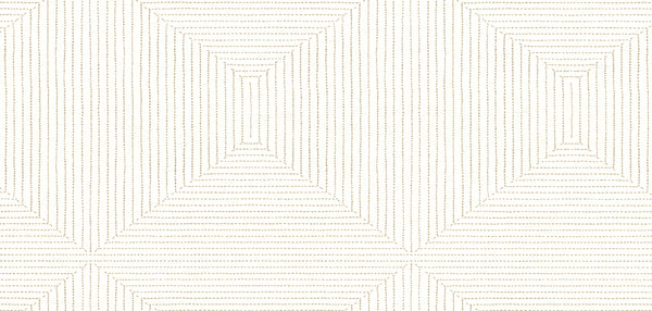 Athens Stitched Squares Daisy Wallcovering | Phillipe Romano