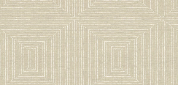 Athens Stitched Squares Prairie Wallcovering | Phillipe Romano
