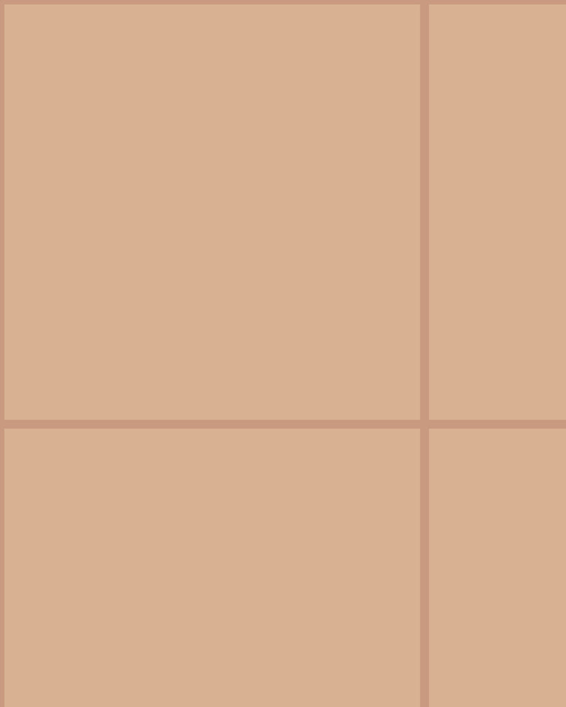 Grid Large Thin Beige