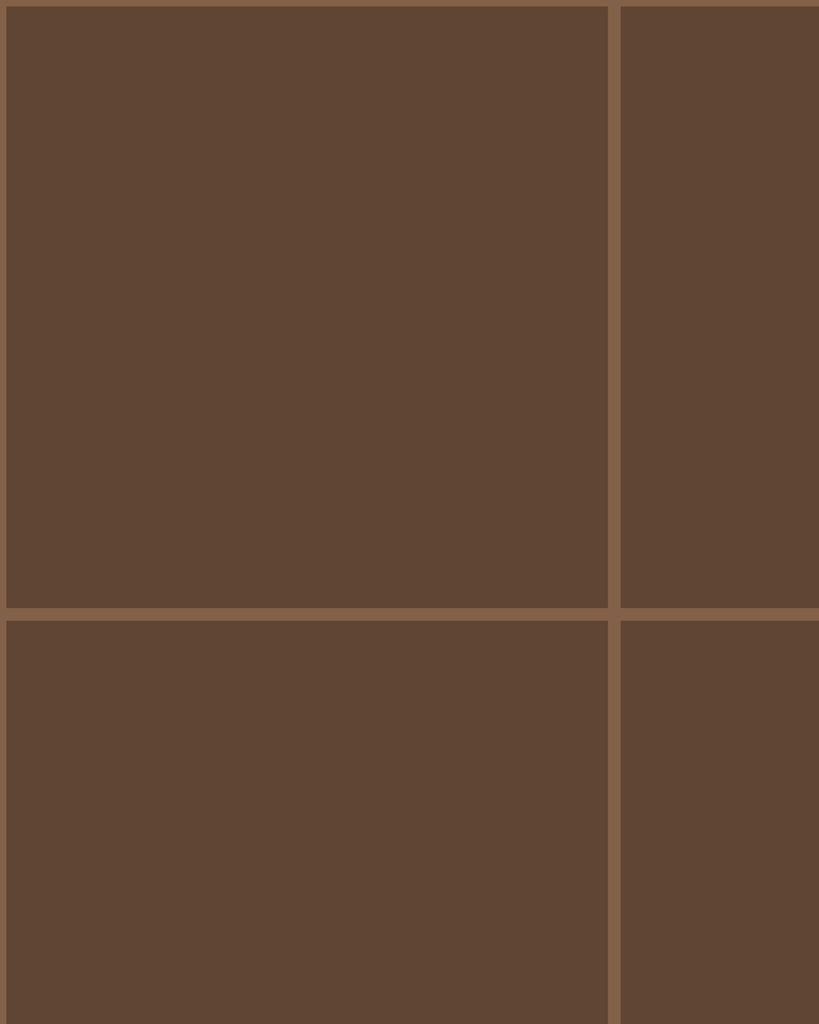 Grid Large Thin Brown