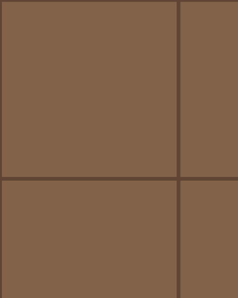 Grid Large Thin Light Brown