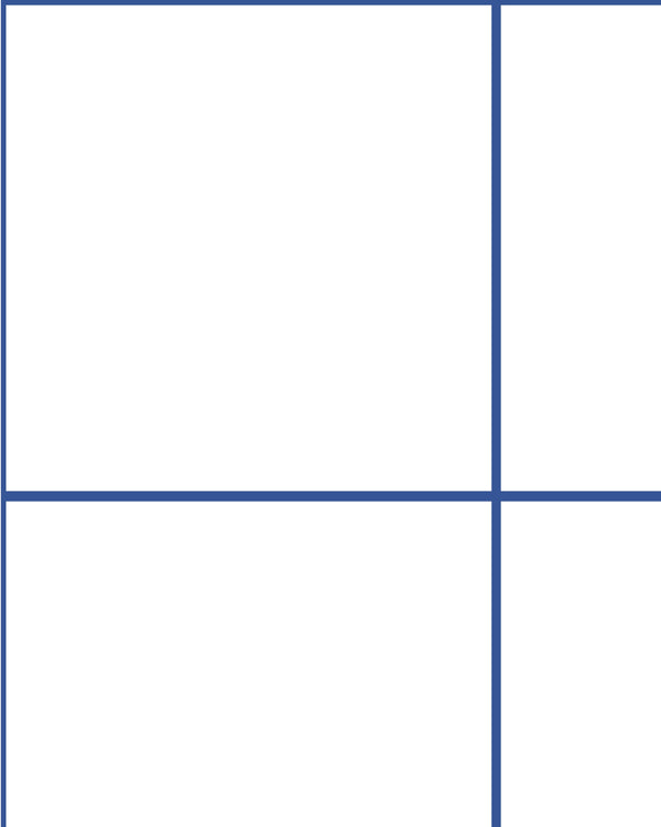 Grid Large Thin White | Poppy Print Studio Wallcovering