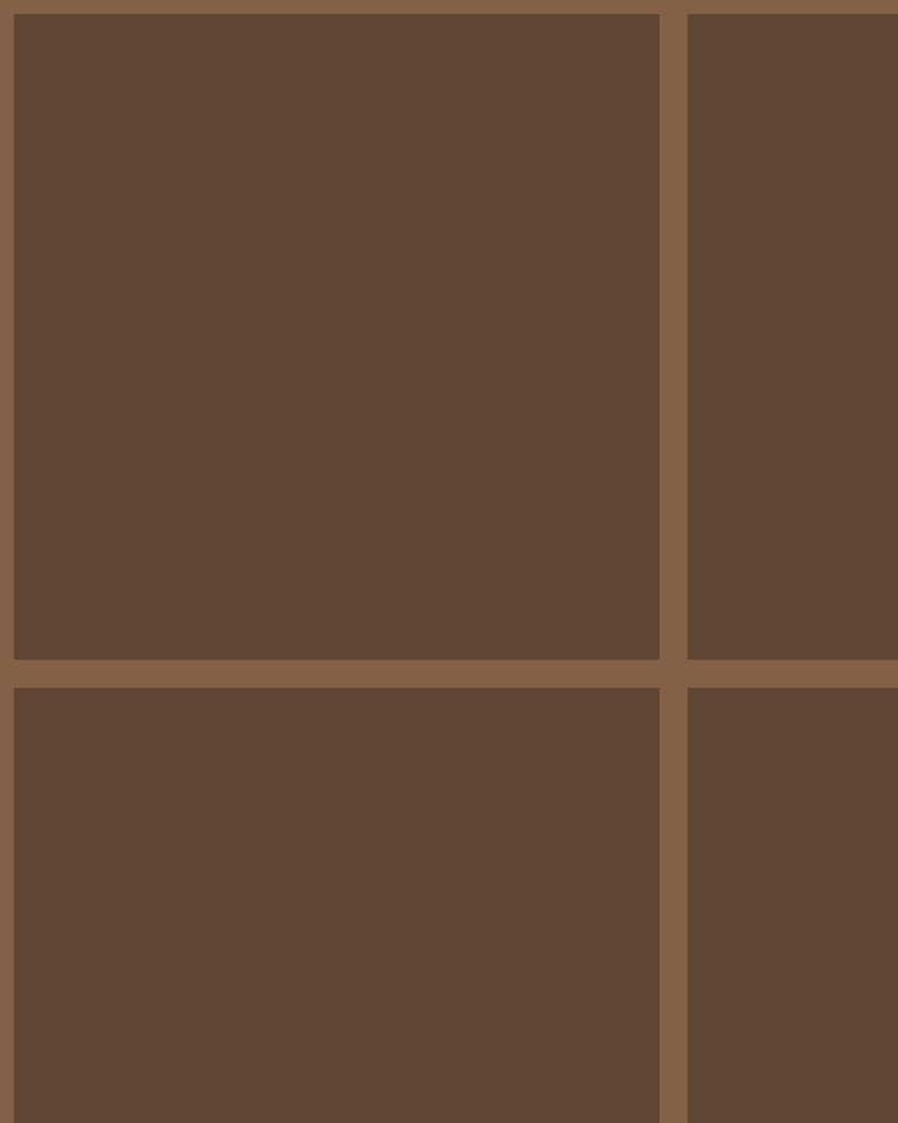 Grid Large Bold Brown
