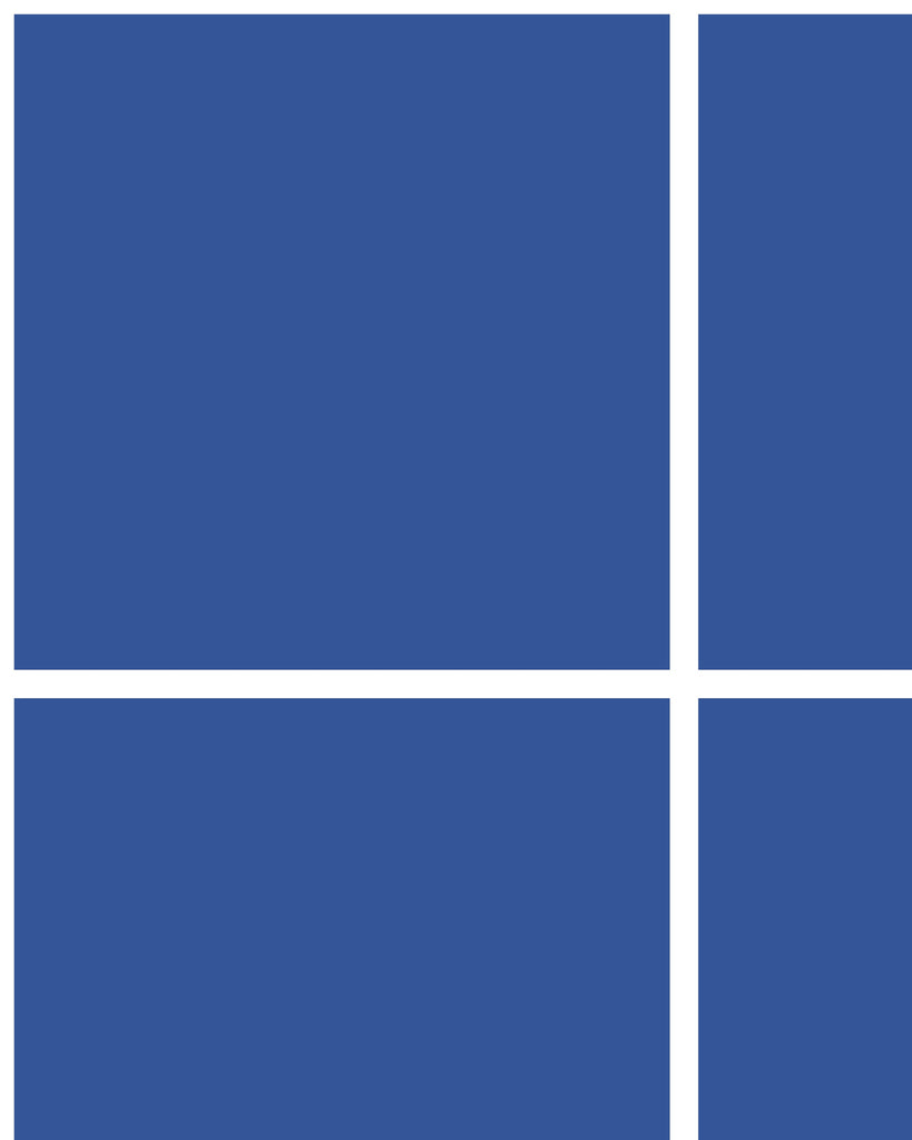 Grid Large Bold Blue