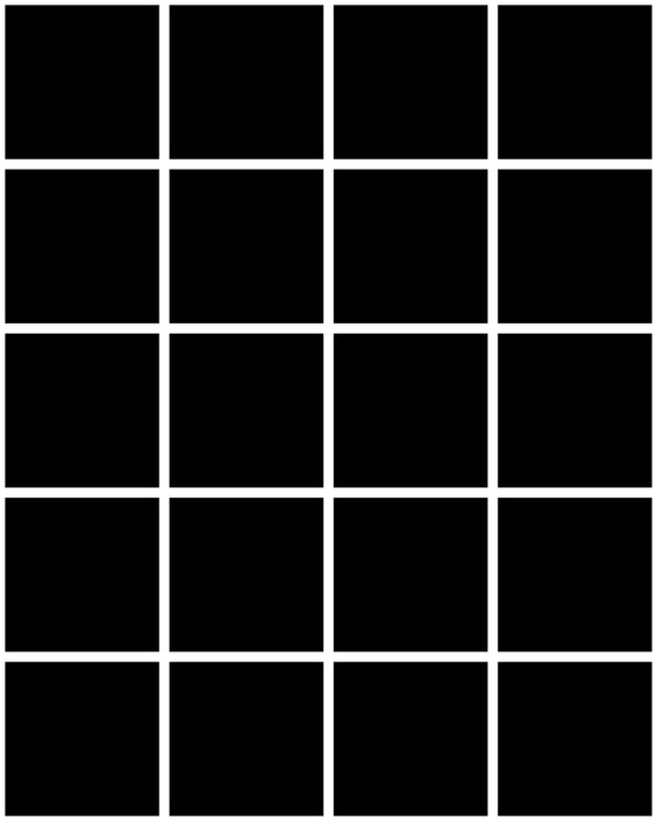 Grid Small Thin Black | Poppy Print Studio Wallcovering