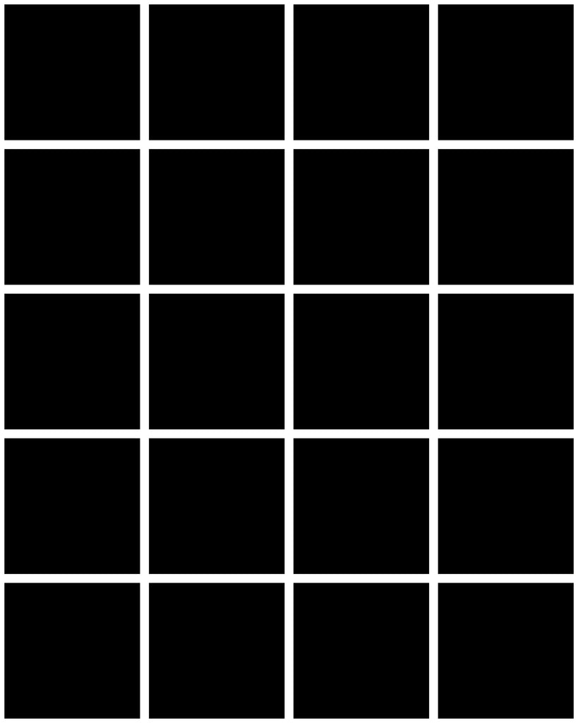 Grid Small Thin Black