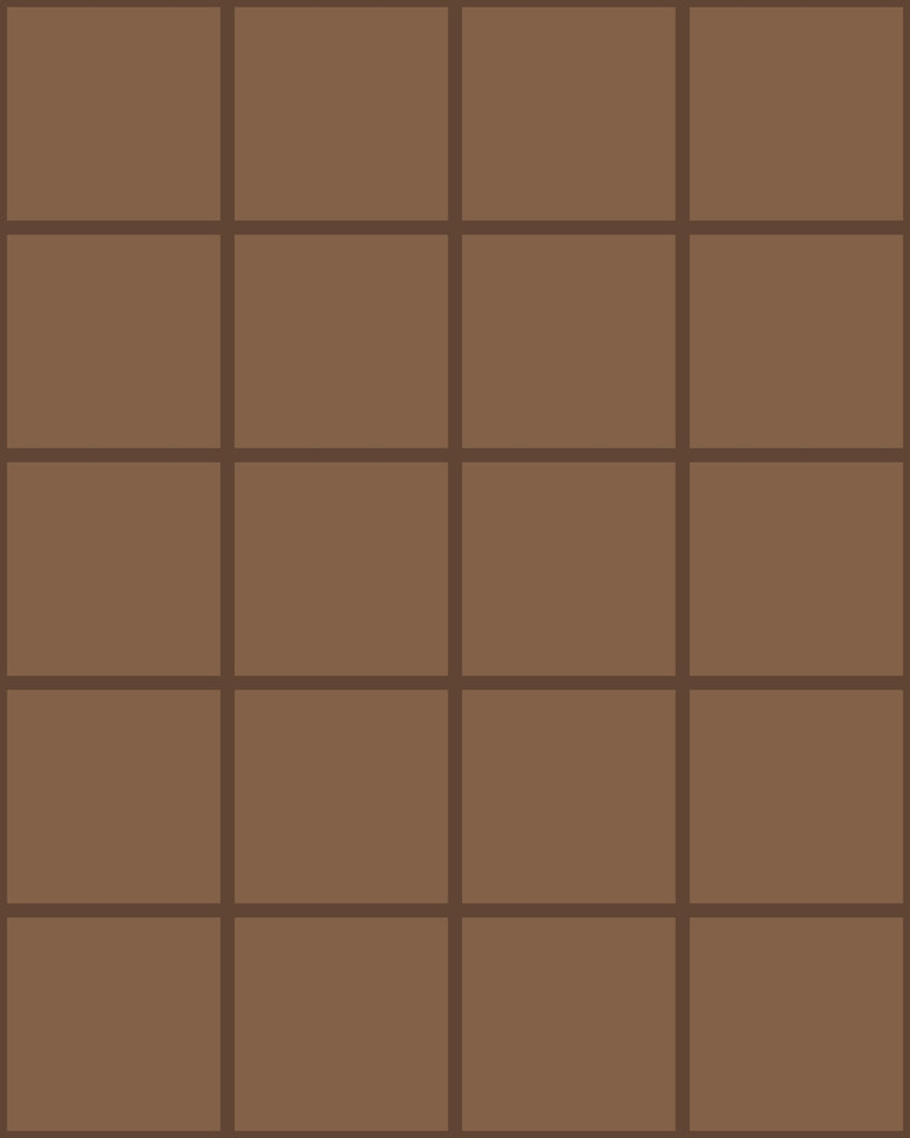 Grid Small Thin Light Brown