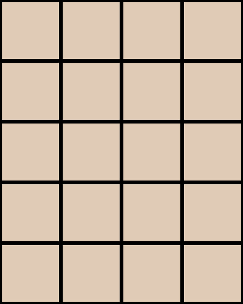 Grid Small Thin Black