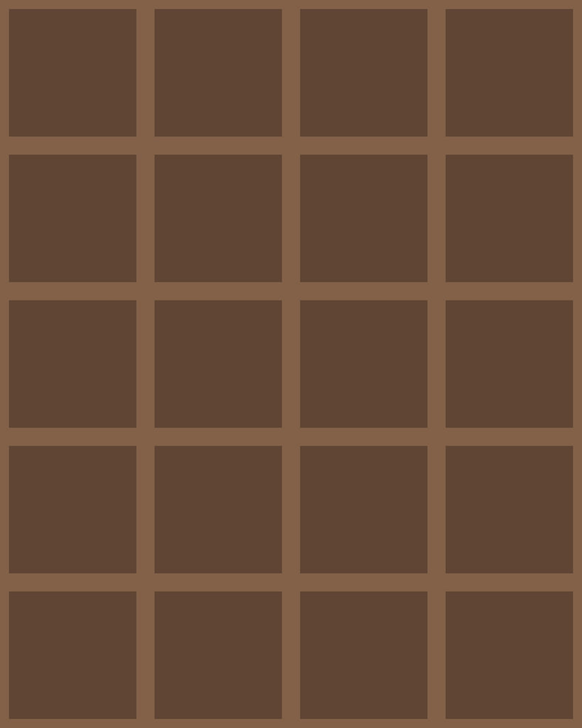 Grid Small Bold Brown