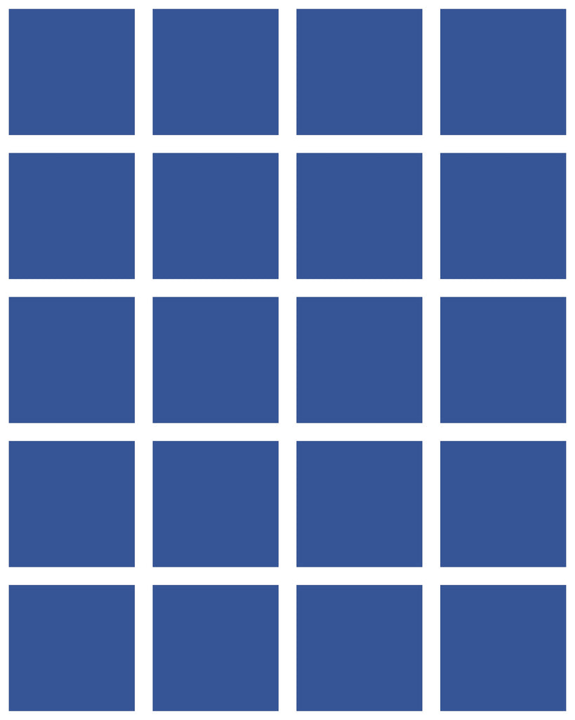 Grid Small Bold Blue