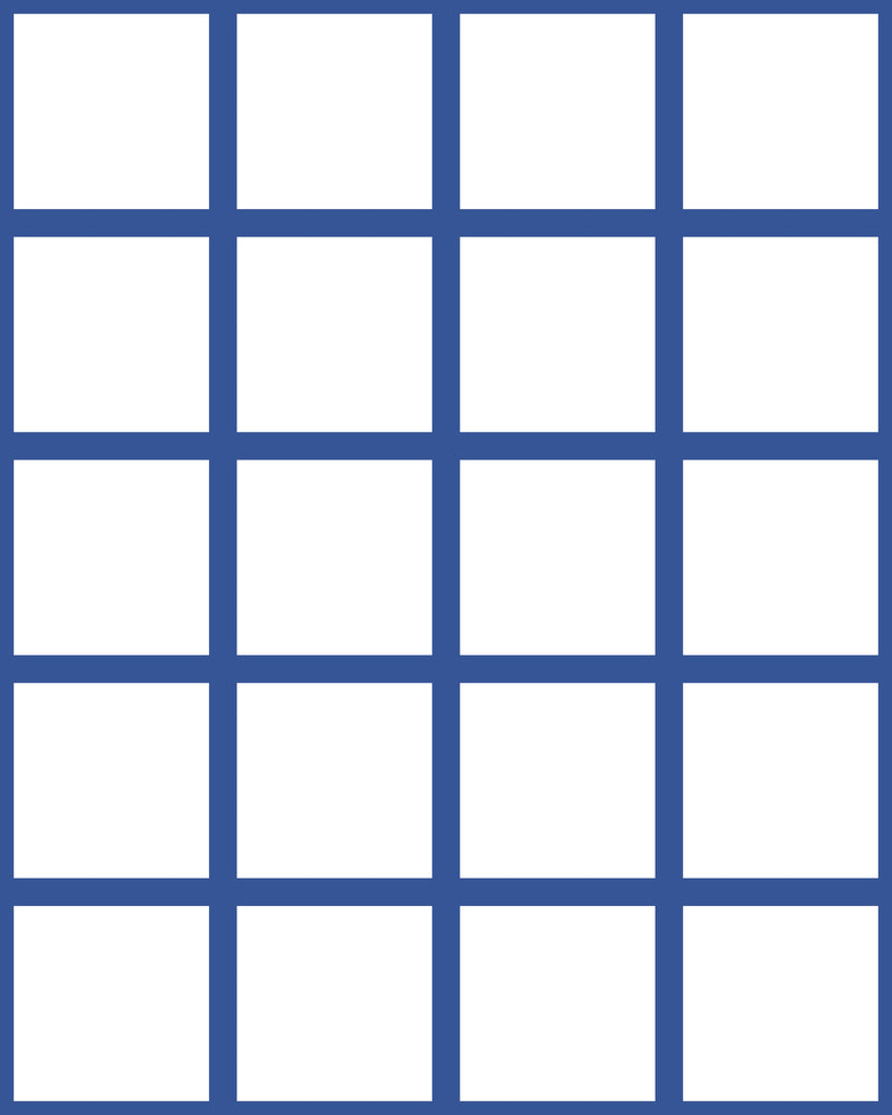 Grid Small Bold White