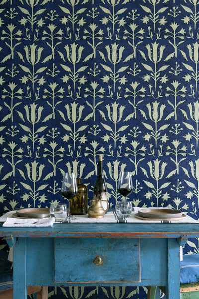 Tulipan Indigo Wallpaper | Mind The Gap
