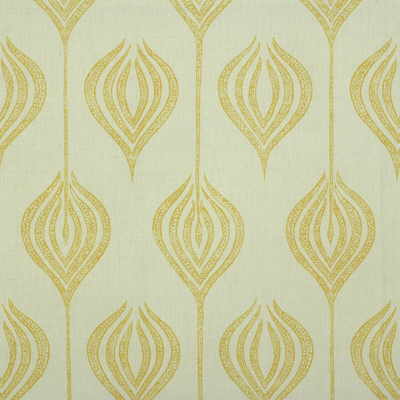 Samples and Purchasing available for Tulip - White/Yellow White By Lee Jofa Modern | Allegra Hicks Collection |Modern  Multipurpose Print at Designer Wallcoverings and Fabrics