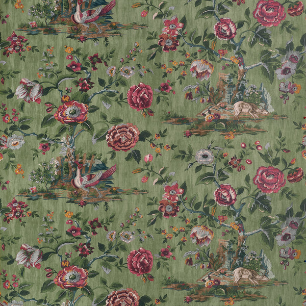 Forest Lodge, Green Wallcoverings | Thibaut