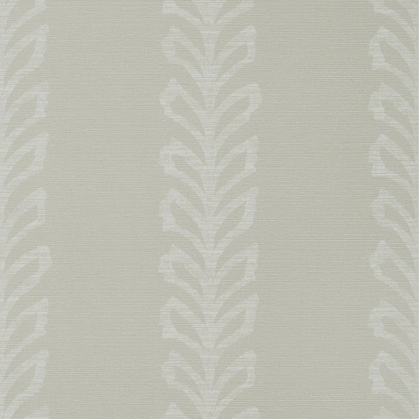 Evia Wide Width, Grey and White Wallcoverings | Thibaut