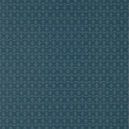 Zion Wide Width, Navy Wallcoverings | Thibaut