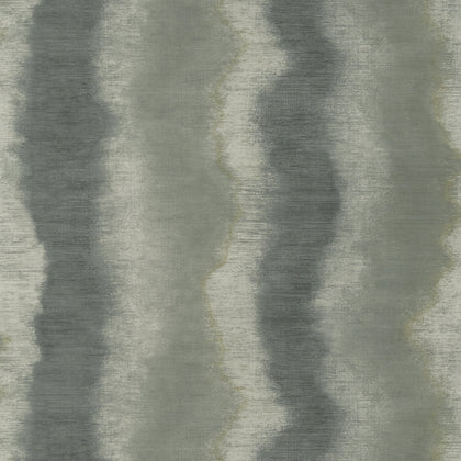 Geode Wide Width, Charcoal Wallcoverings | Thibaut