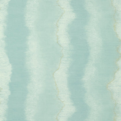 Geode Wide Width, Spa Blue Wallcoverings | Thibaut