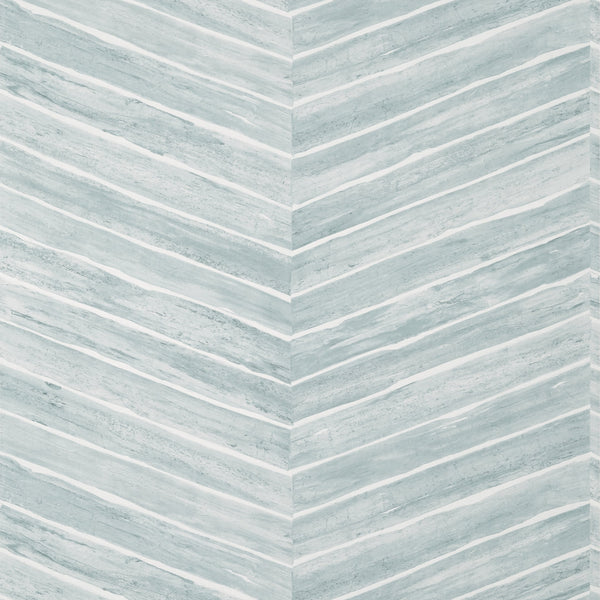 Wood Herringbone Wide Width, Slate Wallcoverings | Thibaut