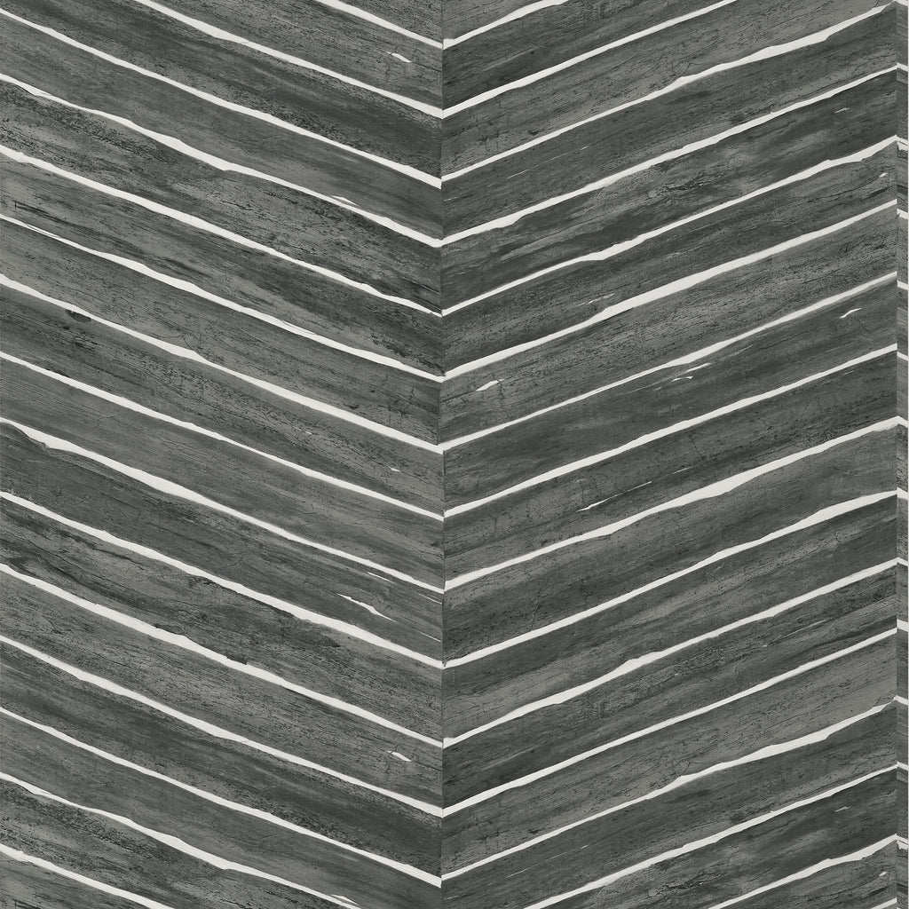 Wood Herringbone Wide Width, Charcoal