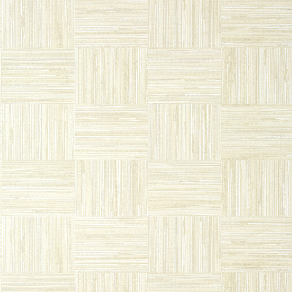 Bayshore Basket Wide Width, Off White Wallcoverings | Thibaut