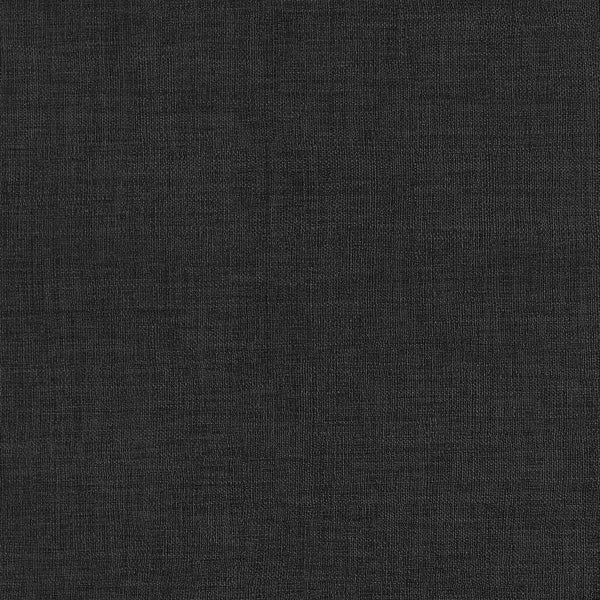 Linen Weave Wide Width, Black Wallcoverings | Thibaut