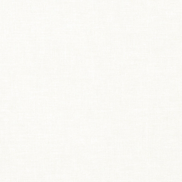 Linen Weave Wide Width, White Wallcoverings | Thibaut