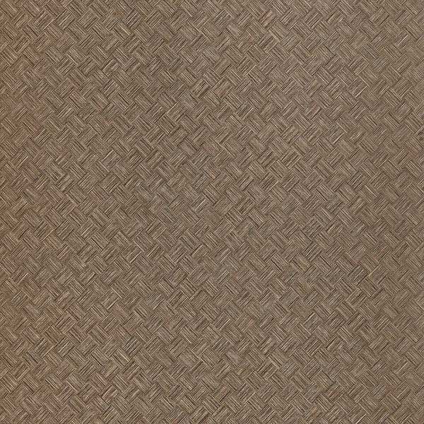 Saddle Weave Wide Width, Brown Wallcoverings | Thibaut