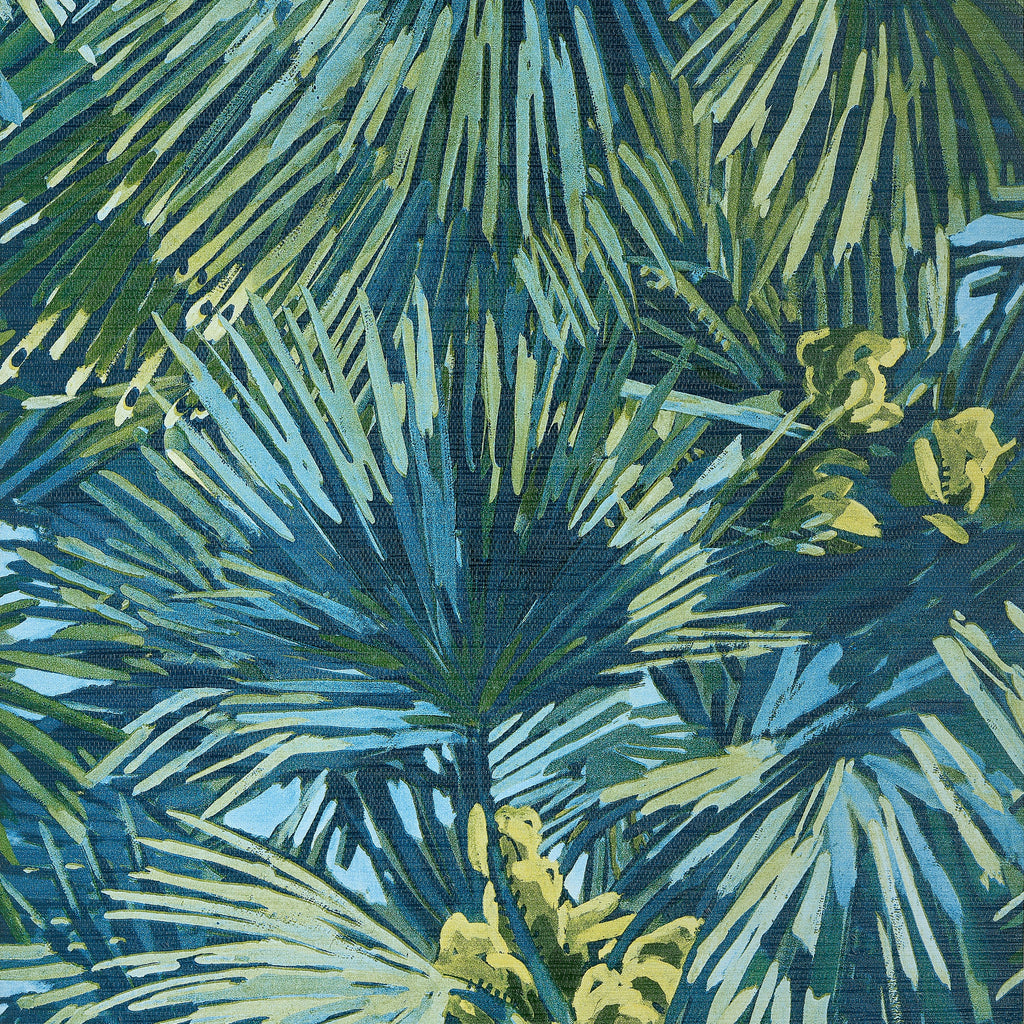 Palmier Wide Width, Citron and Blue