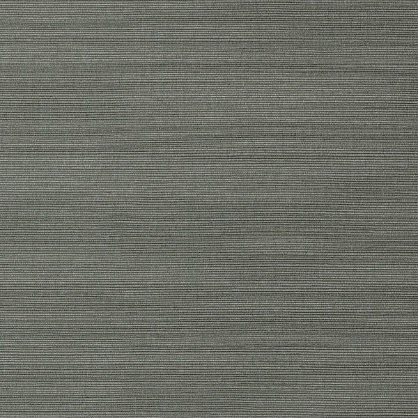 Taluk Sisal Wide Width, Charcoal Wallcoverings | Thibaut