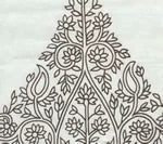 Brown on White Linen