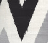 Tashkent II, Black Metallic on Oyster