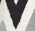 Tashkent II, Black Metallic on Oyster