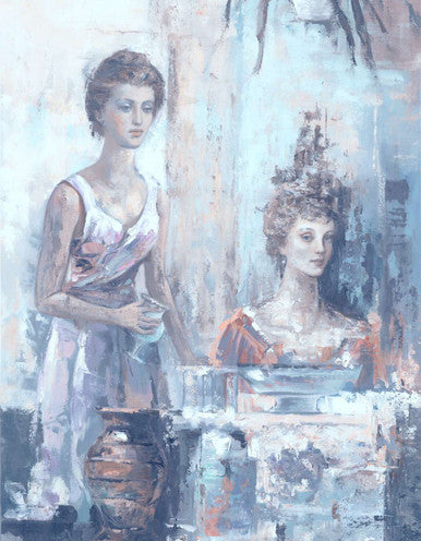 Temple of Beauty Light Blue | Mural Source