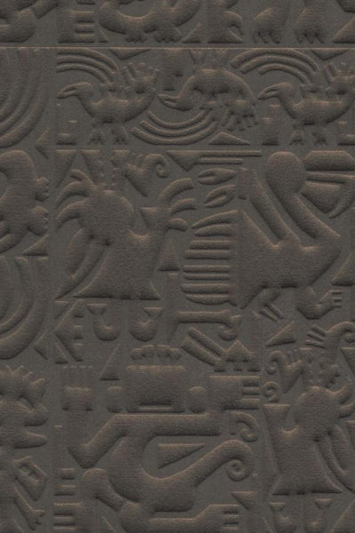 Chimu 3D Textile Graphite Wallpaper | Arte Europe