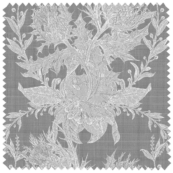 Thistle Lace Ivory | Timorous Beasties Fabric