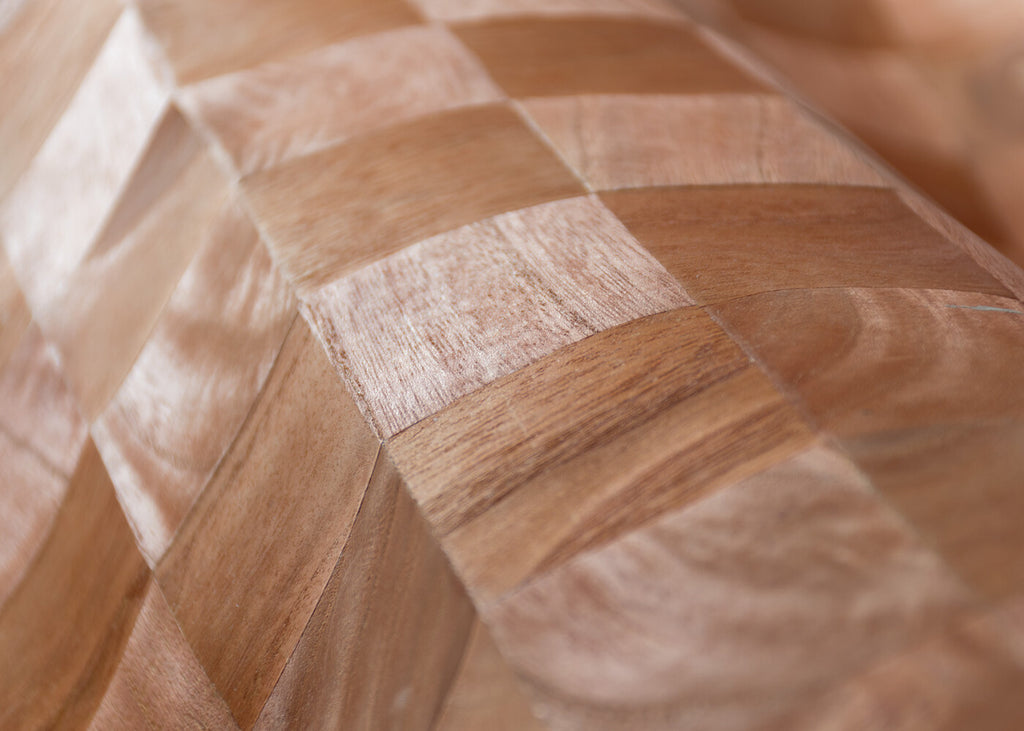 Grain Contemporary Block Real Wood Wallcovering -  - Image 3